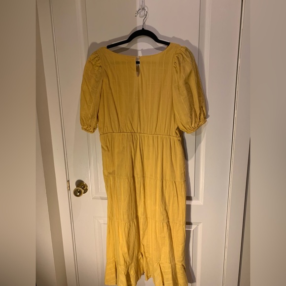 Heartloom Yellow Puffy Sleeve Maxi Dress - Picture 2 of 3